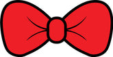 Red Bow Tie Cardboard Cutout